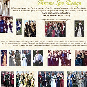 Renaissance Elizabethan Tudor Celtic Period Gowns Dresses Cloaks Clothing