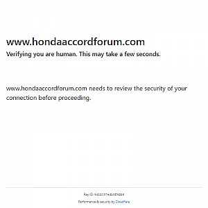 Honda Accord Forum