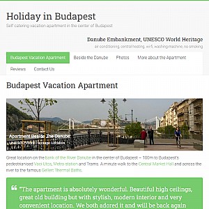 Central Budapest Holiday Vacation
