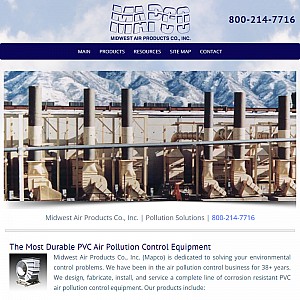 Midwest Air Products Co, MAPCO - Air Pollution Control Equipment & Engineering