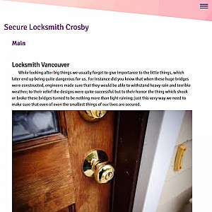 Locksmith Crosby