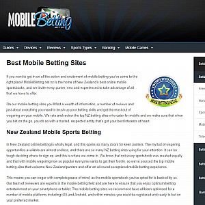 Mobile Sports Betting New Zealand