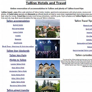 Tallinn Hotels and Travel