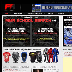 Fight Resource - THE online Mixed Martial Arts directory!