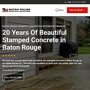 Baton Rouge Stamped Concrete & Decorative Designs