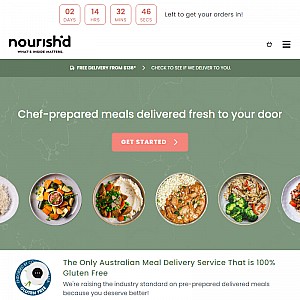 Nourish'd - Healthy Meals Delivered Brisbane, Sydney, Melbourne and more.