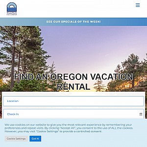 Oregon Beach Vacations - Vacation Rentals