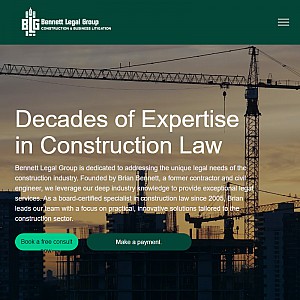 Florida Construction Law | Commercial Litigation | Bennett Legal Group