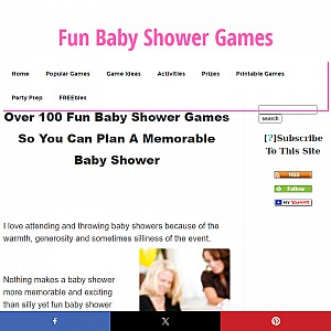 Fun Baby Shower Games To Make Your Shower a Memorable Day.