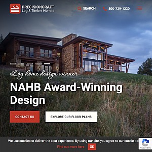 Log Homes by PrecisionCraft - Custom Log Home Designs - Floor Plans