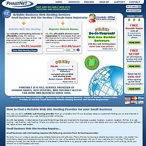 Phastnet Web Site Hosting