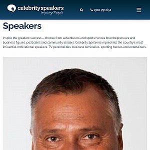 Celebrity Speakers Australia - Speaker Bureau