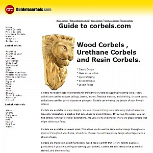 Urethane Corbels at GuidetoCorbels.com