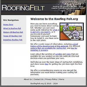 Roofing Felt