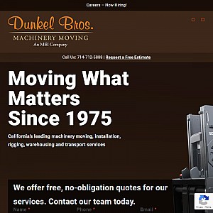 Dunkel Bros. Machinery Moving - Rigging & Transportation