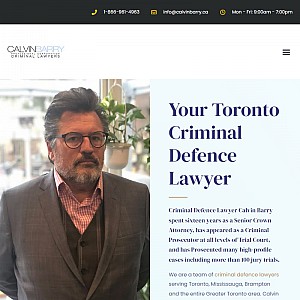 Calvin Barry Criminal Lawyer