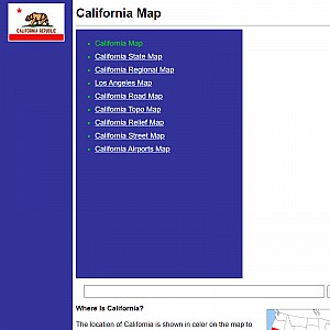 California Map - Maps of California