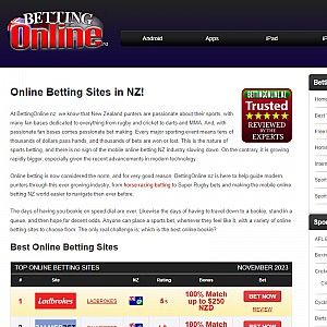 Online Betting Sites New Zealand