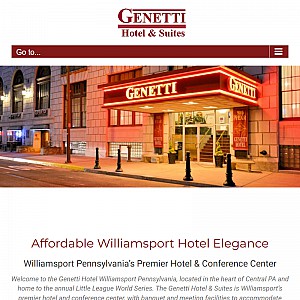 Genetti Hotel- Williamsport PA Hotel- Williamsport Pennsylvania Hotels