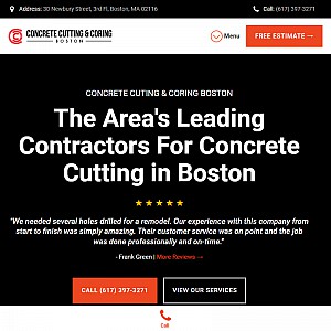 Concrete Cutting & Coring Boston