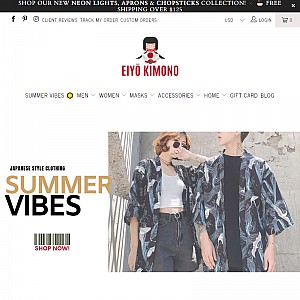 Eiyo Kimono | The Japanese Boutique