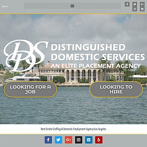 Distinguished Domestic Services Employment Agency staffing personal assistants chefs, couples estate