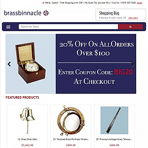 nautical gifts decor executive gifts BrassBinnacle.com