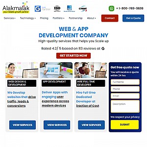 Alakmalak - Web Desiging & Development Company in India