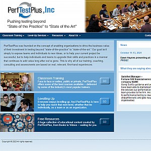 Software Performance Testing & Training -- PerfTestPlus