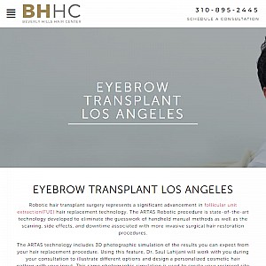 Eyebrow Transplant Los Angeles