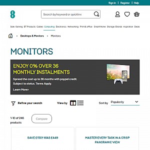 Dabs.com PC Monitors