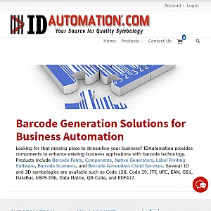 Barcode Components, Bar Code Fonts, Label Software, RFID & Scanners