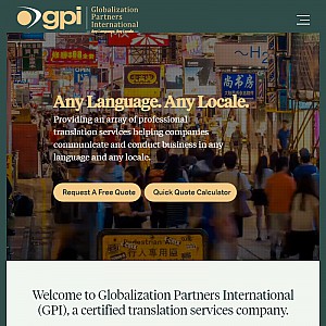 Globalization Partners International - Website, Software and Document Translation