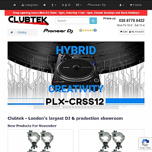 Clubtek sound lights lasers - hire & event production London