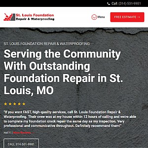St. Louis Foundation Repair & Waterproofing
