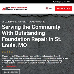 St. Louis Foundation Repair & Waterproofing