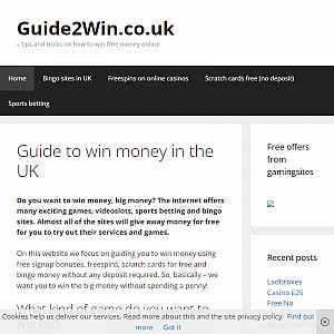Guide2Win - UK Competitions