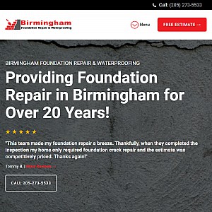 Birmingham Foundation Repair & Waterproofing