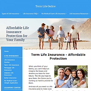 Term life online term life quote affordable term life insurance quotes