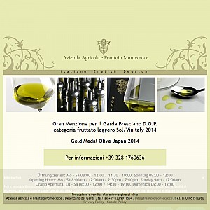 Online sale of extra-virgin olive produced by the Montecroce Oil-Mill