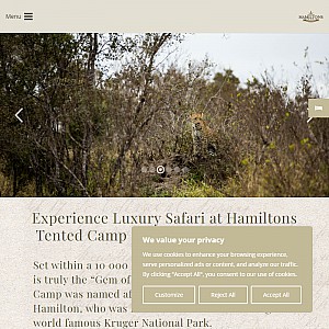 Kruger Park Tented Camp - Hamiltons Tented Camp