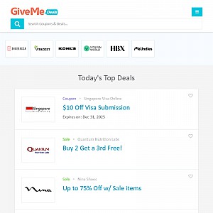 GiveMeDeals - Shopping Coupons