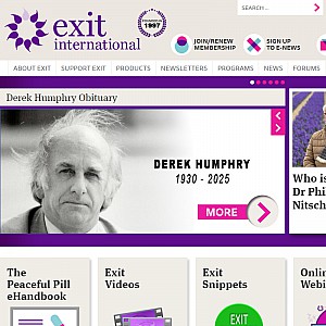 Exit International (formally Voluntary Euthanasia Research Foundation)