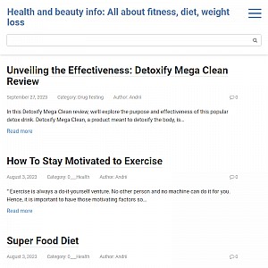 Health and Beauty Info