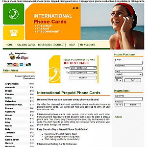 Cheap phone card - International prepaid phone cards - Online Shop