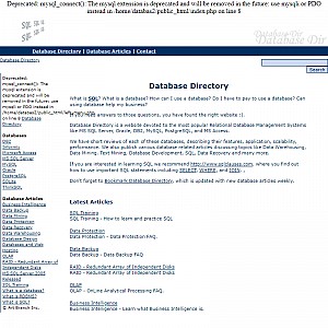 Database Directory