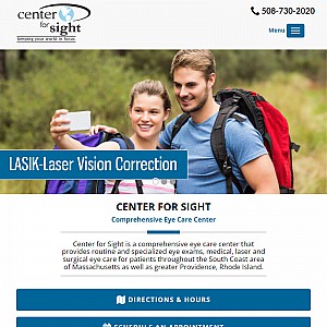 Center for Sight Cataracts Diabetic Retinopathy Macular Degeneration Glaucoma Laser Eye Surgery Cosm
