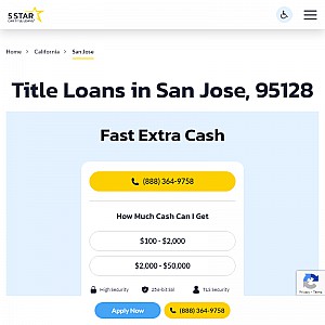 5 Star Loans in San Jose | Car Title Loans San Jose