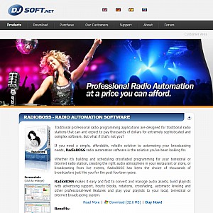 Radio automation software. Software for radio stations
