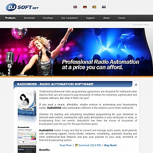 Radio automation software. Software for radio stations